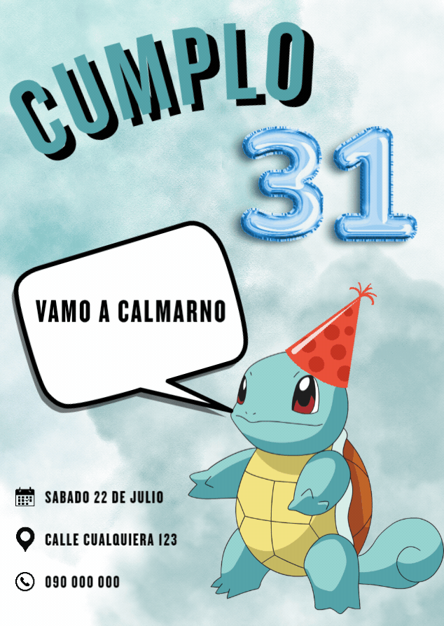 Tarjeta Digital - Vamo a Calmarno